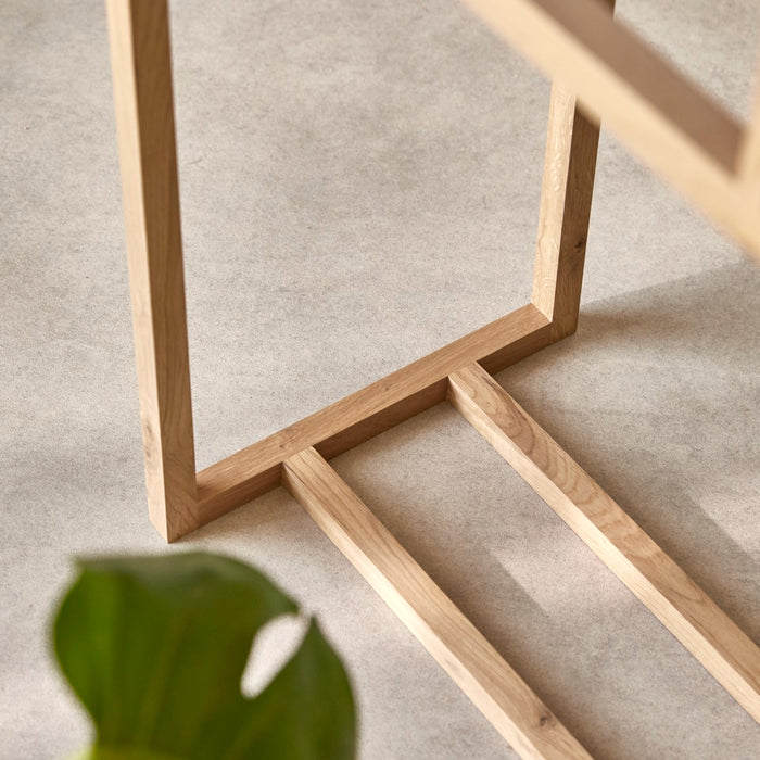 Tikamoon - Clovis - Massief eiken bijzettafel