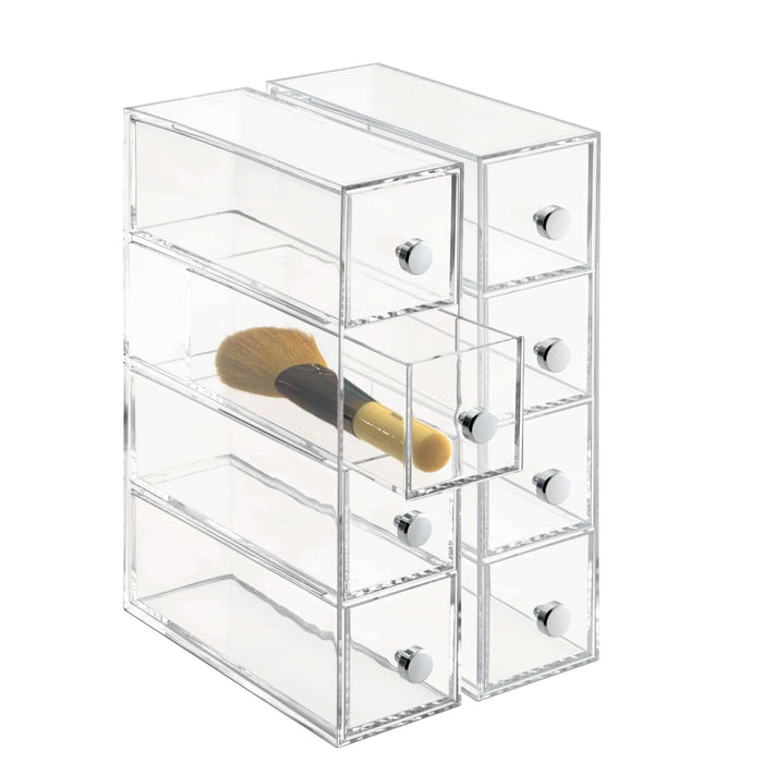 Ladekast, Make-up Organizer, Small, 4 Lades, 6.6 x 17.7 x 25.2 cm, Tra