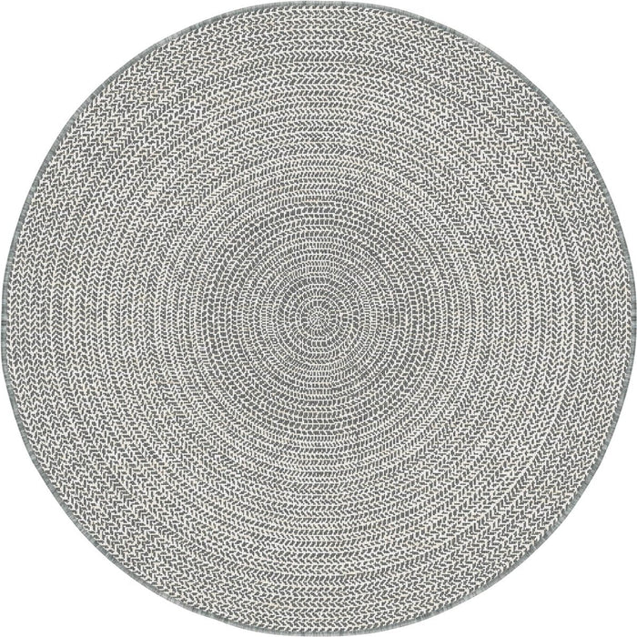 Rond buitenkleed Solid grijs - Interieur05 - 200 x 200 cm