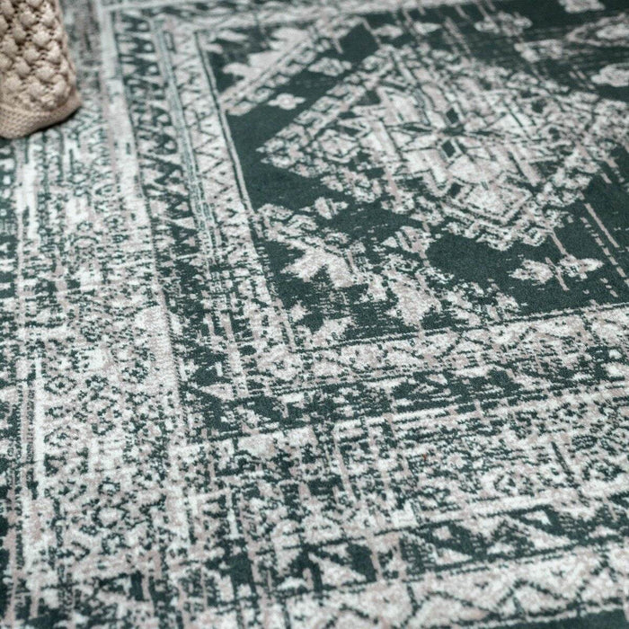 Interieur05 Vintage Vloerkleed Aila Groen - 240 x 330 cm