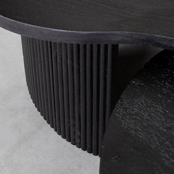 LABEL51 - Salontafel Set Timon - Zwart Mangohout