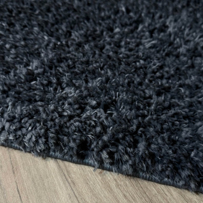 Interieur05 Hoogpolig vloerkleed Fender Antraciet|zwart - 240 x 330 cm