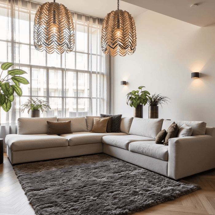 Interieur05 Hoogpolig vloerkleed Fender Antraciet|zwart - 240 x 330 cm