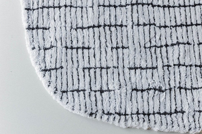 Interieur05 Vloerkleed Rectangle Edge Creme wit|Zwart - 160 x 230 cm