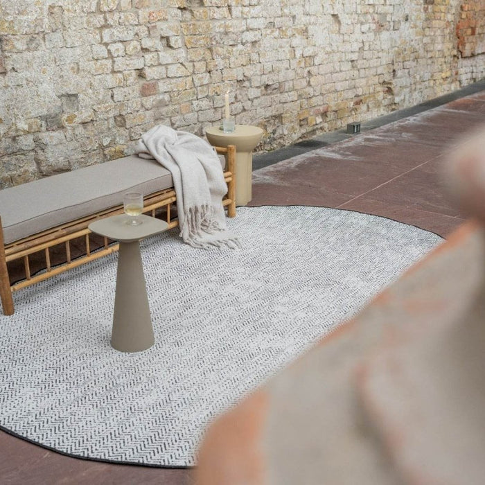 Eva Interior Buitenkleed Dahl Ovaal - Zwart - Dubbelzijdig