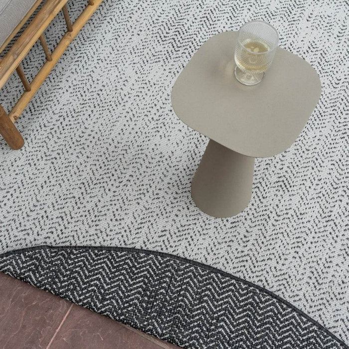 Eva Interior Buitenkleed Dahl Ovaal - Zwart - Dubbelzijdig