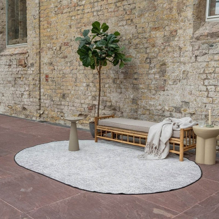 Eva Interior Buitenkleed Dahl Ovaal - Zwart - Dubbelzijdig