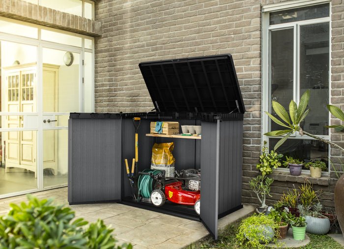 Keter Store It Out Darwin Opbergbox - 1100L - 135x81x118 cm - Grijs