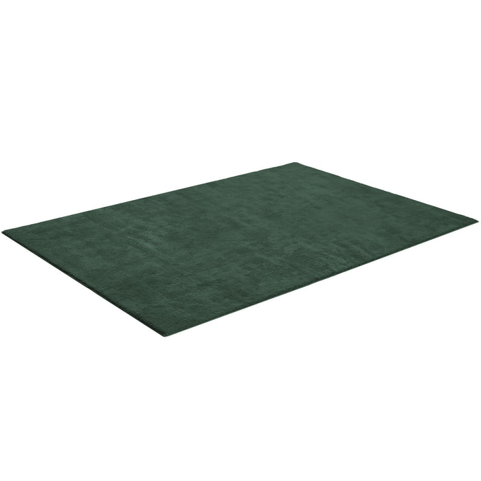 tectake® Kortpolig vloerkleed Soft Zone 140 x 200 cm - Groen