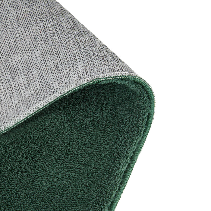 tectake® Kortpolig vloerkleed Soft Zone 140 x 200 cm - Groen
