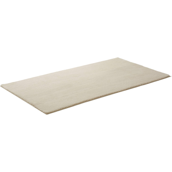 tectake® Kortpolig vloerkleed Soft Zone 60 x 110 cm - Beige