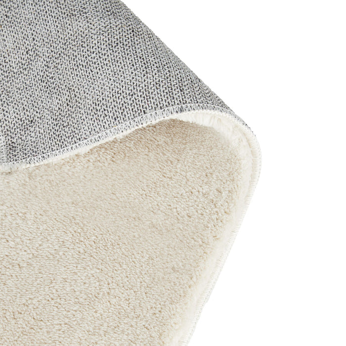 tectake® Kortpolig vloerkleed Soft Zone 120 x 170 cm - Crème