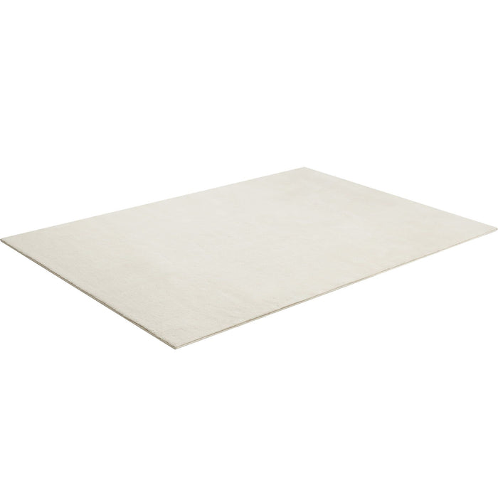tectake® Kortpolig vloerkleed Soft Zone 140 x 200 cm - Crème