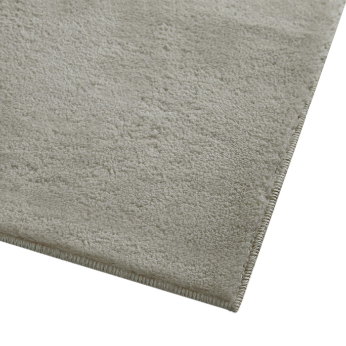 tectake® Kortpolig vloerkleed Soft Zone 80 x 150 cm - Zandkleur