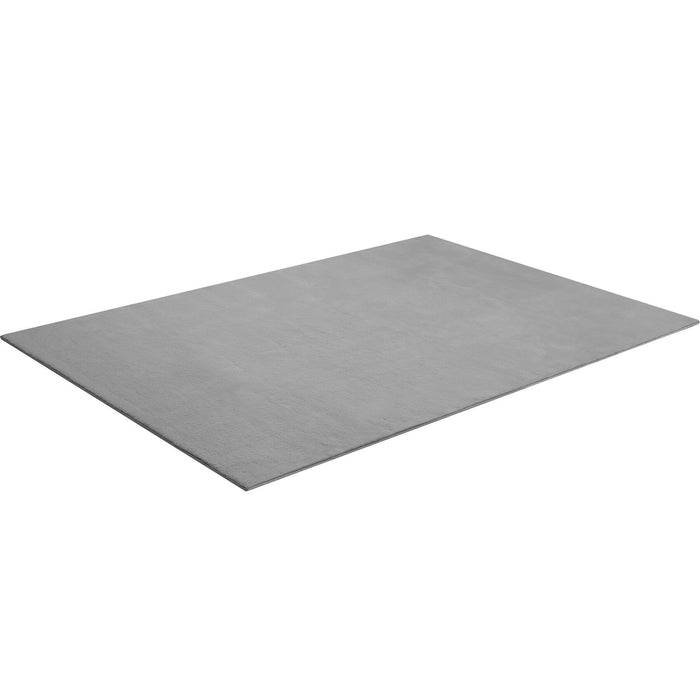 tectake® Kortpolig vloerkleed Soft Zone 200 x 290 cm - Grijs