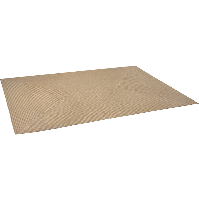 tectake® Gevlochten vloerkleed Vibe van jute, boho-stijl 160 x 230 cm