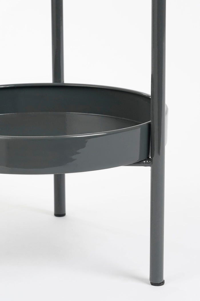 Mica Decorations Colyn Bloempot - H60 x Ø19 cm - IJzer - Zwart