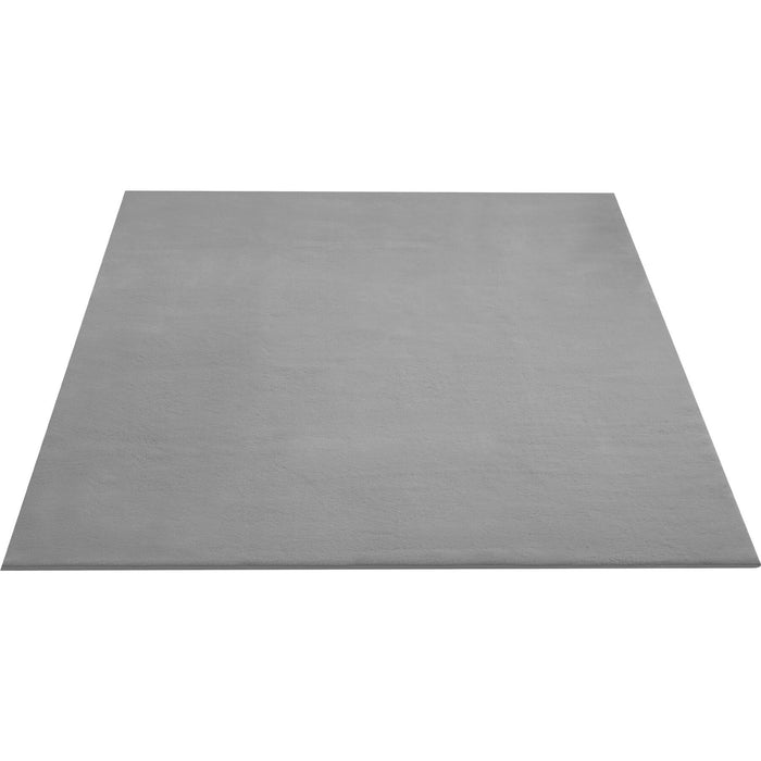 tectake® Kortpolig vloerkleed Soft Zone 140 x 200 cm - Grijs