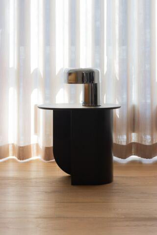 Scoop tafellamp Chrome