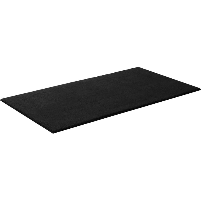 tectake® Kortpolig vloerkleed Soft Zone 60 x 110 cm - Zwart