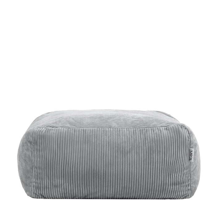 icon Zen Modulaire Bank Element - Hocker - Ribfluweel - Grijs