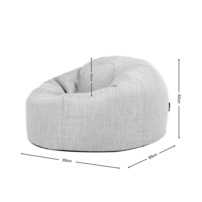 icon Kingston Zitzak - Binnen en Buiten - Grijs