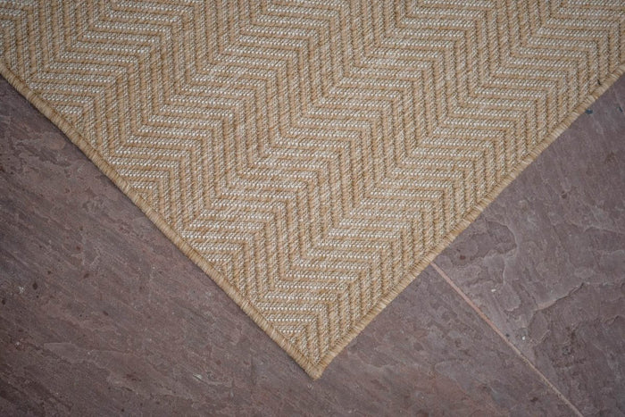 Interieur05 Jute buitenkleed Naturel ZigZag - 200 x 290 cm