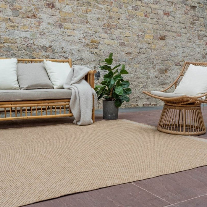 Interieur05 Jute buitenkleed Naturel Border - 160 x 230 cm