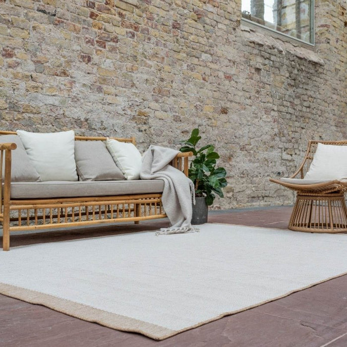 Interieur05 Jute buitenkleed Naturel Border - 160 x 230 cm