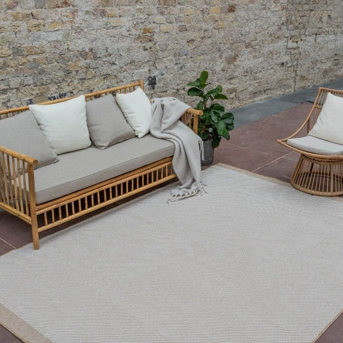 Interieur05 Jute buitenkleed Naturel Border - 160 x 230 cm