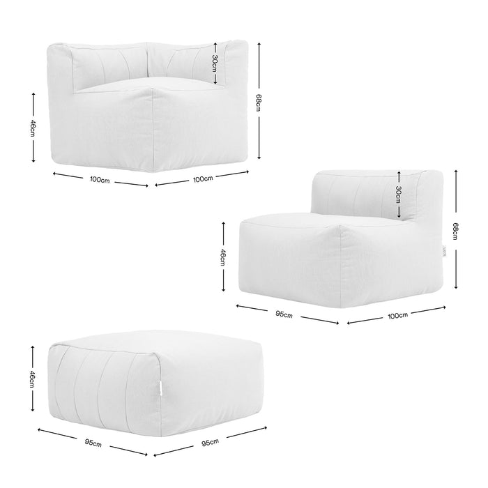 icon Zen Modulaire Hoekbank - Olefin - Beige