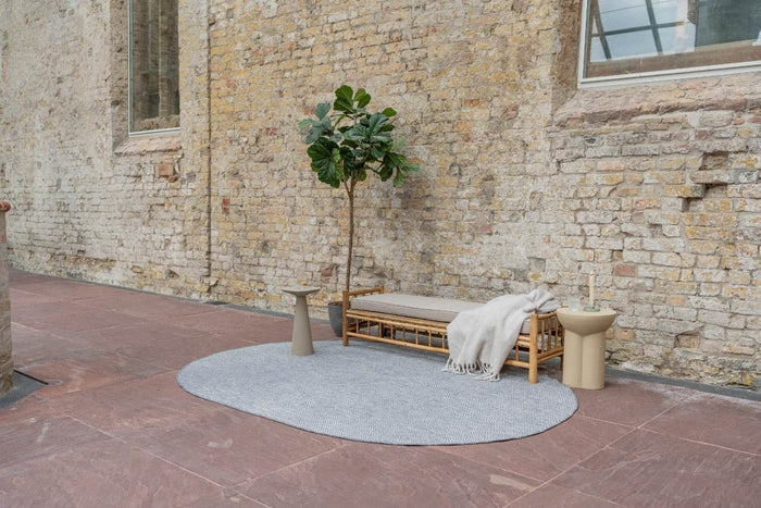 Eva Interior Buitenkleed Dahl Ovaal - Grijs - Dubbelzijdig