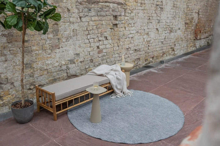 Eva Interior Buitenkleed Dahl Rond - Grijs - Dubbelzijdig