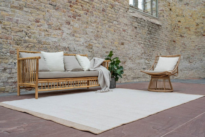 Interieur05 Jute buitenkleed Naturel Border - 240 x 340 cm
