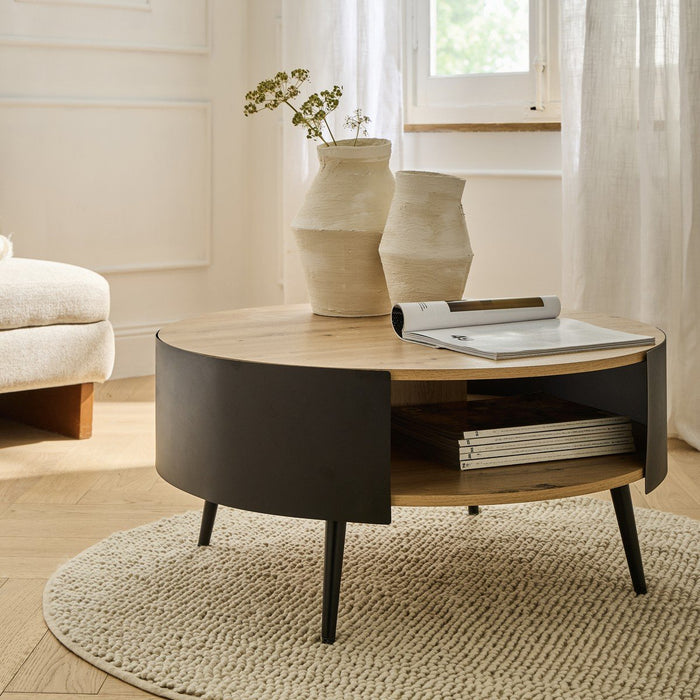 Calicosy - Salontafel - Dia 89cm - Eikenlook