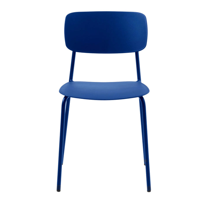 Rebellenclub Strom Eetkamerstoel - Set van 4 - Blauw
