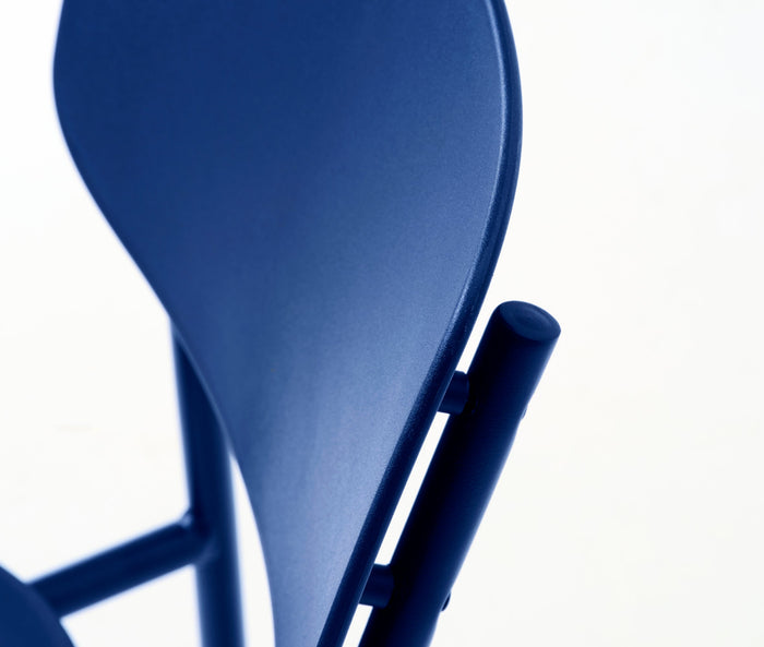 Rebellenclub Strom Eetkamerstoel - Set van 4 - Blauw