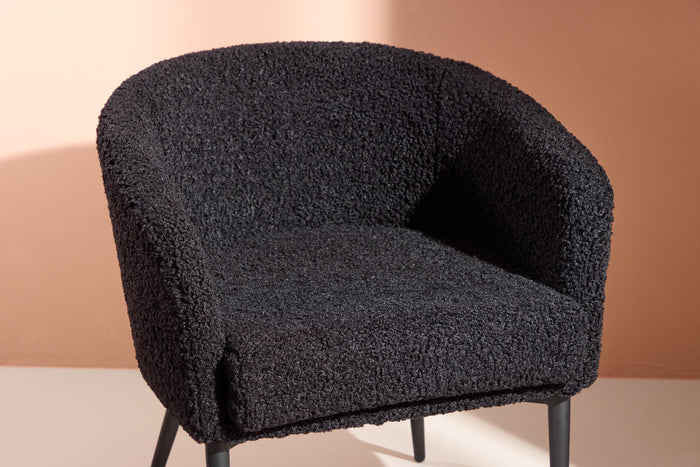 Rebellenclub Minerva Fauteuil - Zwart