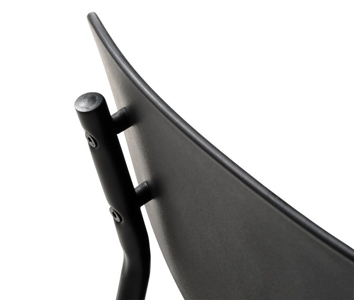 Rebellenclub Strom Eetkamerstoel - Set van 4 - Zwart