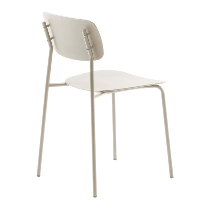 Rebellenclub Strom Eetkamerstoel - Set van 4 - Greige