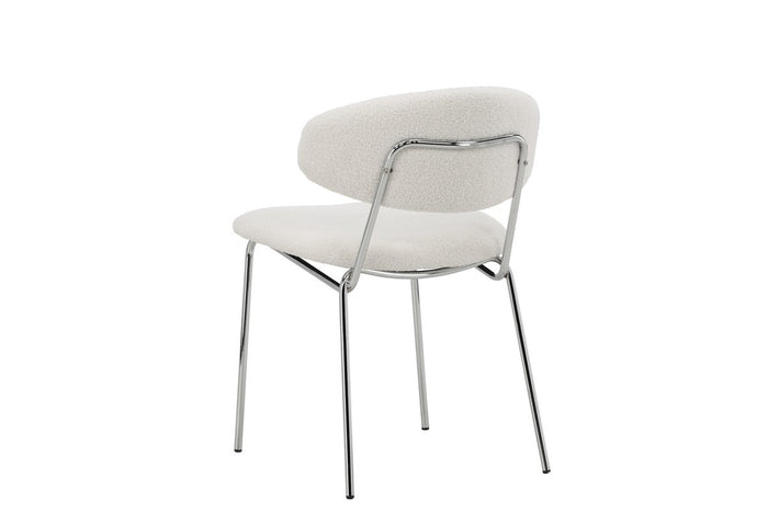 Rebellenclub Otti Eetkamerstoel - Set van 2 - Wit