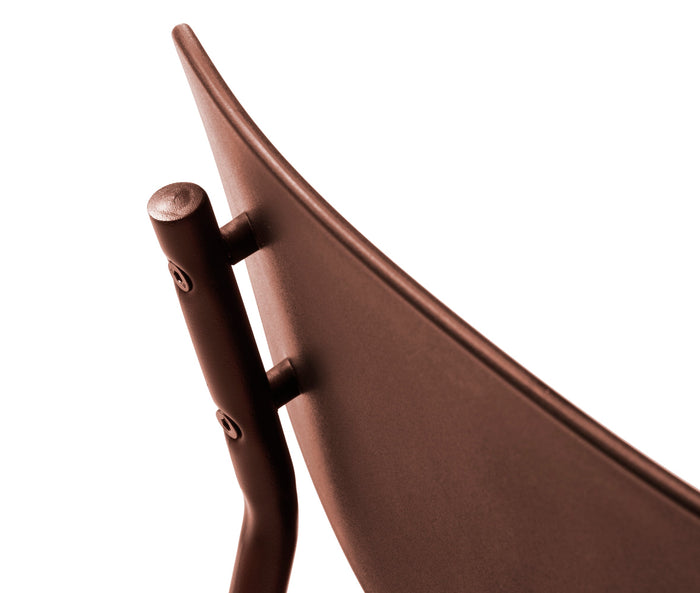 Rebellenclub Strom Eetkamerstoel - Set van 4 - Terracotta