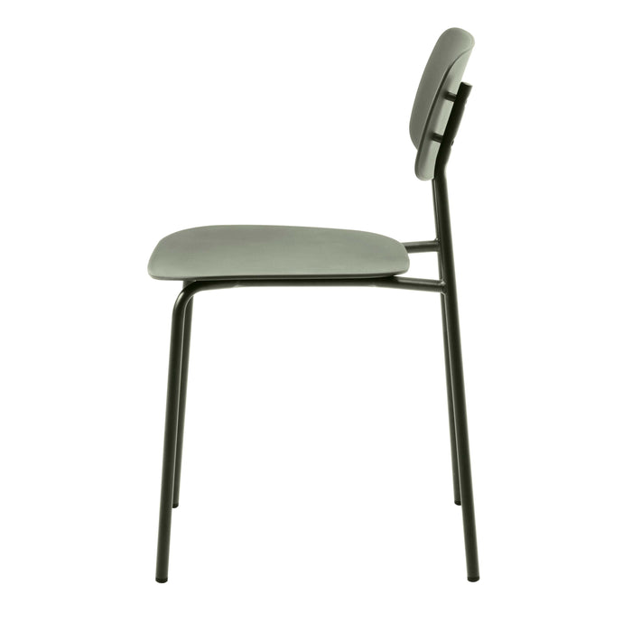 Rebellenclub Strom Eetkamerstoel - Set van 4 - Groen