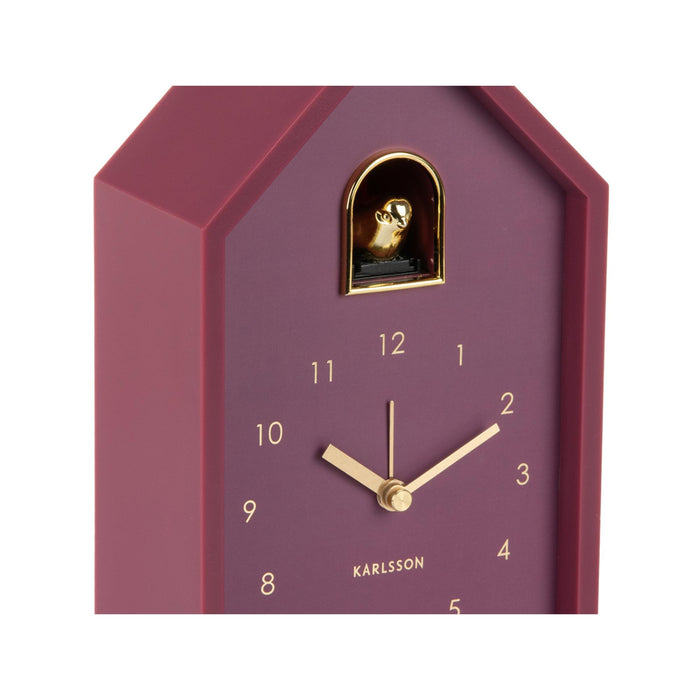 Karlsson - Alarm Clock Modern Cuckoo Oro