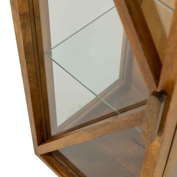 WOOOD Kella Kast 1-Deurs - Mango Hout - Naturel - 137x40x39