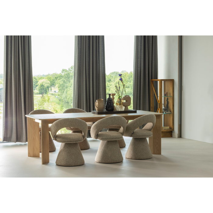 WOOOD Kella Kast 1-Deurs - Mango Hout - Naturel - 137x40x39