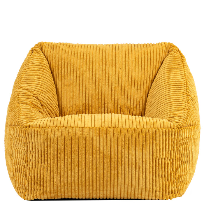 icon Natalia Kinderzitzak Fauteuil - Ribfluweel - Okergeel