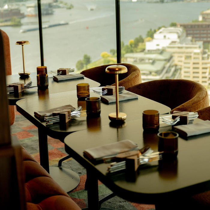 Humble Air Oplaadbare Tafellamp - Gold