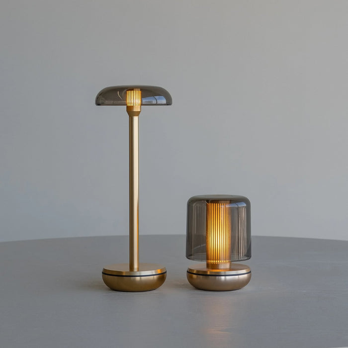 Humble Air Oplaadbare Tafellamp - Gold Smoked