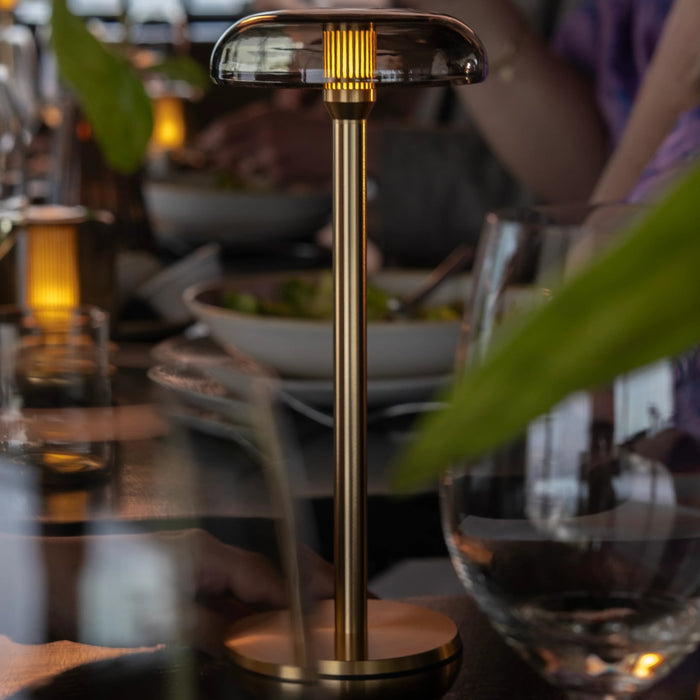 Humble Air Oplaadbare Tafellamp - Gold Smoked